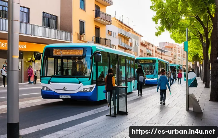 도시 주거환경지수 - A vibrant urban neighborhood in Spain showcasing accessible basic services: clean water fountains, w...